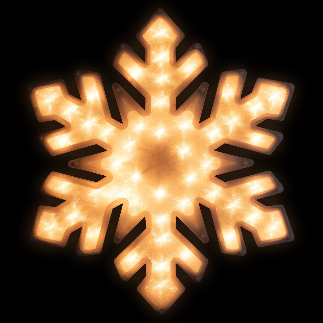 Northlight Lighted Snowflake Chistmas Window Decoration - 20" - Clear Lights